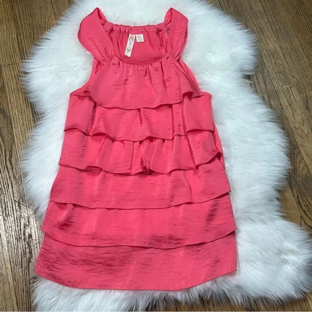 Adiva Pink Ruffled Blouse